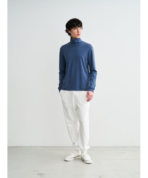 three dots / スリードッツ ニット・セーター | Men's brushed rib l/s turtle neck | 詳細10