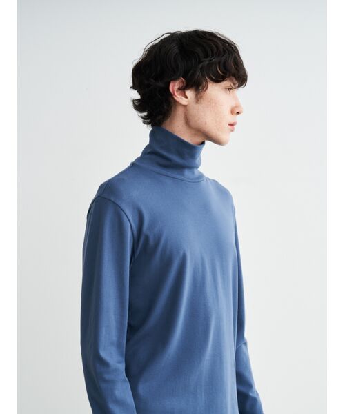 three dots / スリードッツ ニット・セーター | Men's brushed rib l/s turtle neck | 詳細7