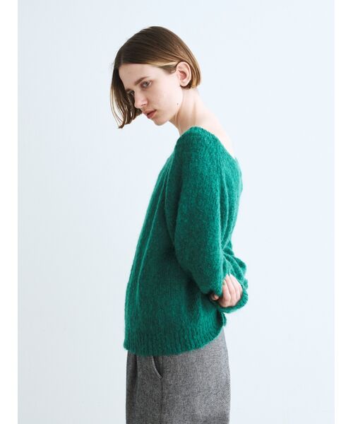 three dots / スリードッツ ニット・セーター | Color shaggy 2way pullover | 詳細7