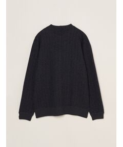 Men's boiled herringbone l/s crew