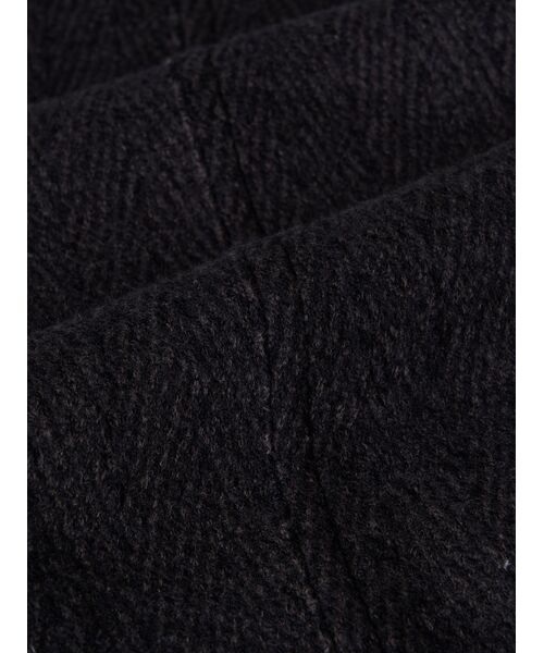 three dots / スリードッツ ニット・セーター | Men's boiled herringbone l/s crew | 詳細5