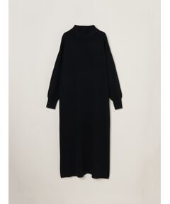 Wool outfit high neck dress