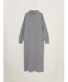 Wool outfit high neck dress