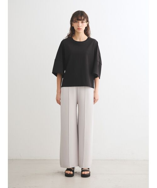 three dots / スリードッツ その他パンツ | Luxe rayon center marked pants | 詳細9