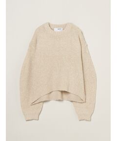 three dots / スリードッツ ニット・セーター | Sparkle yarn pullover