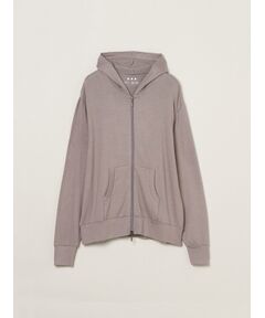 Brushed sweater zip up hoody