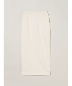 Sleek terry skirt