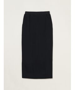 Sleek terry skirt