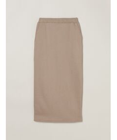 Sleek terry skirt