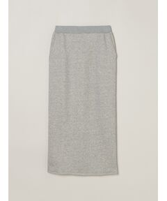 Sleek terry skirt