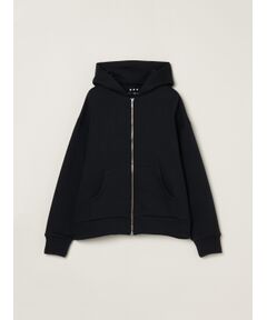 Sleek terry zipup hoody