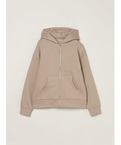 Sleek terry zipup hoody