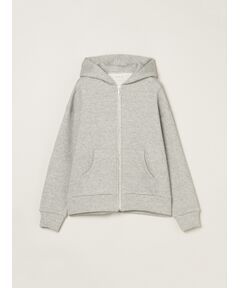 Sleek terry zipup hoody