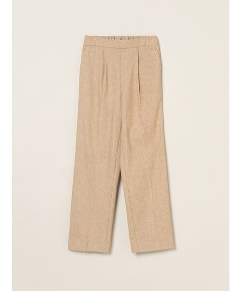 three dots / スリードッツ その他パンツ | Wooly jersey pants(camel multi)