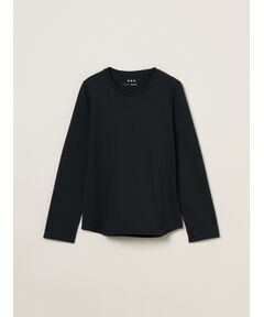 Powdery cotton l/s crew neck