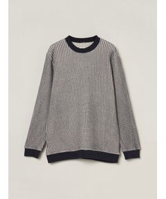 Men's cotton waffle l/s t-shirt