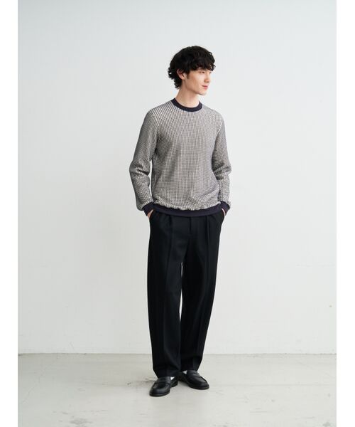 three dots / スリードッツ その他トップス | Men's cotton waffle l/s t-shirt | 詳細9