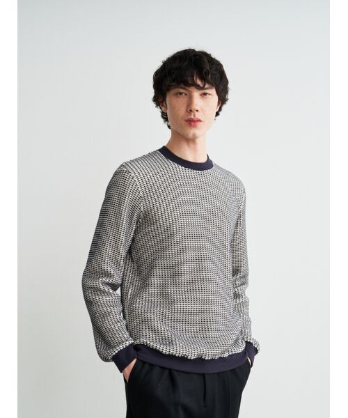 three dots / スリードッツ その他トップス | Men's cotton waffle l/s t-shirt | 詳細6