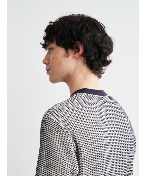 three dots / スリードッツ その他トップス | Men's cotton waffle l/s t-shirt | 詳細7