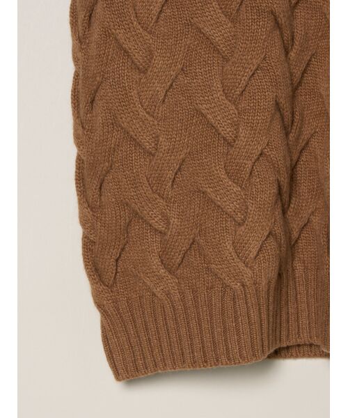 three dots / スリードッツ ニット・セーター | Men's tasmania cable l/s crew neck sweater | 詳細4