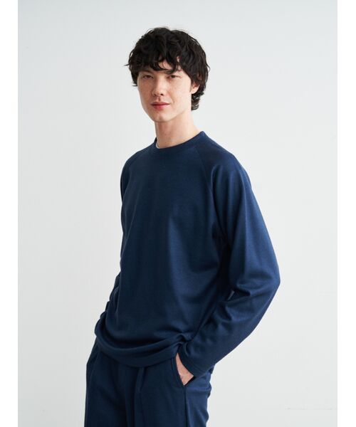 three dots / スリードッツ Tシャツ | Men'swoolpiquejersey l/s T-shirt | 詳細6