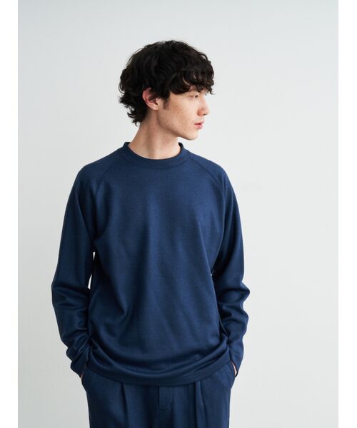 three dots / スリードッツ Tシャツ | Men'swoolpiquejersey l/s T-shirt | 詳細7