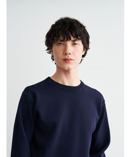 three dots / スリードッツ その他トップス | Men's reversible dual layerd l/s sweat | 詳細9