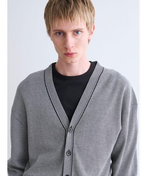three dots ロングカーディガン グレー 美品
