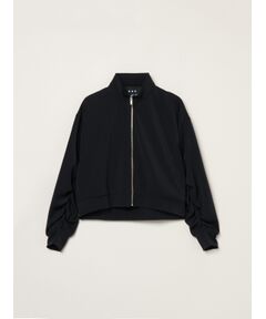 three dots / スリードッツ テーラードジャケット | C-dress scuba bomber jacket