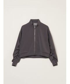 three dots / スリードッツ テーラードジャケット | C-dress scuba bomber jacket