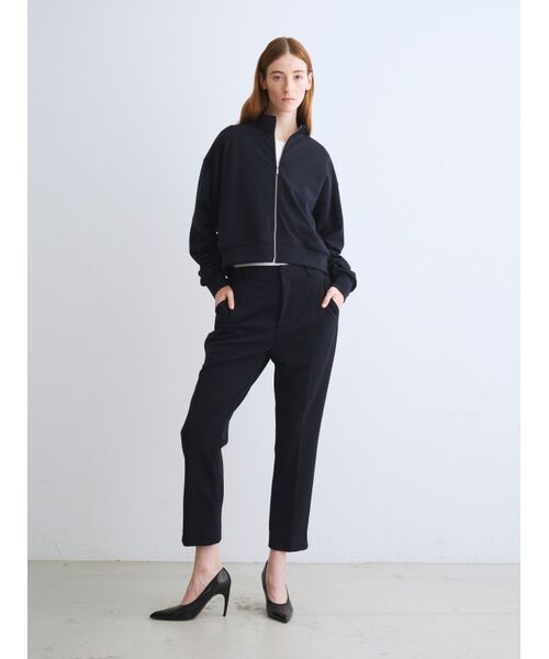 three dots / スリードッツ テーラードジャケット | C-dress scuba bomber jacket | 詳細9