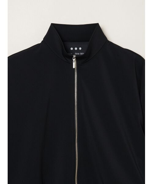 three dots / スリードッツ テーラードジャケット | C-dress scuba bomber jacket | 詳細2