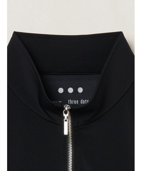 three dots / スリードッツ テーラードジャケット | C-dress scuba bomber jacket | 詳細3