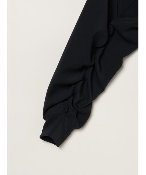 three dots / スリードッツ テーラードジャケット | C-dress scuba bomber jacket | 詳細4