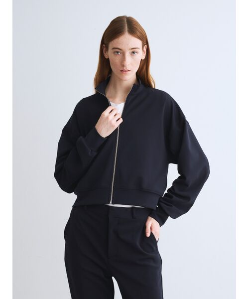 three dots / スリードッツ テーラードジャケット | C-dress scuba bomber jacket | 詳細6