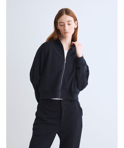 three dots / スリードッツ テーラードジャケット | C-dress scuba bomber jacket | 詳細7