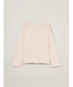 three dots / スリードッツ ニット・セーター | Spinning cotton pullover