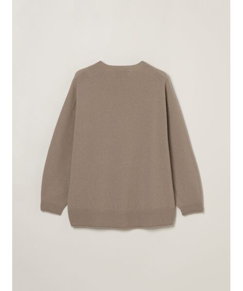 three dots / スリードッツ ニット・セーター | Wool garment crew neck sweater | 詳細1