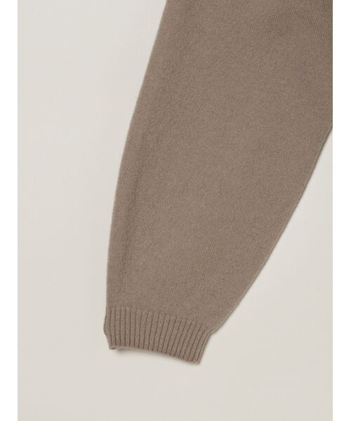 three dots / スリードッツ ニット・セーター | Wool garment crew neck sweater | 詳細4