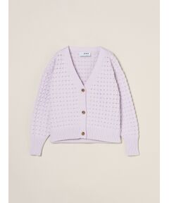 three dots / スリードッツ その他トップス | Spongy smooth mesh cardigan