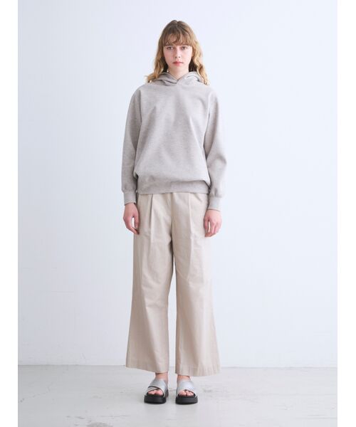 three dots / スリードッツ その他パンツ | Glossy twill pants | 詳細9