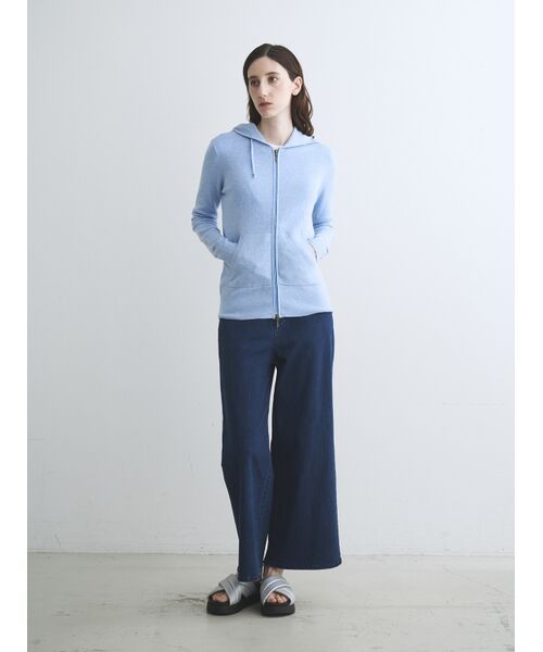 three dots / スリードッツ パーカー | Cotton melange l/s hoody | 詳細9