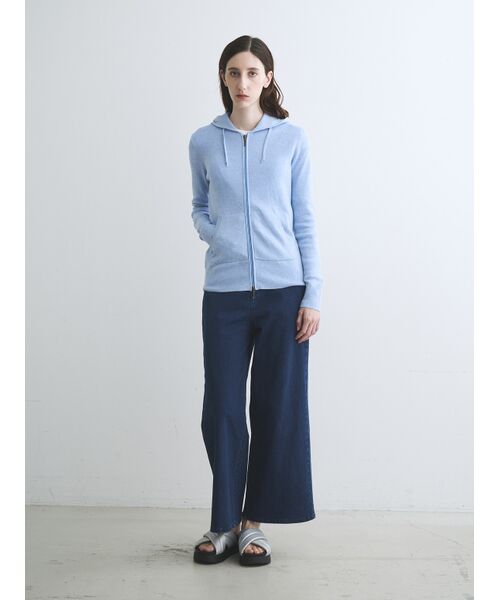 three dots / スリードッツ パーカー | Cotton melange l/s hoody | 詳細10