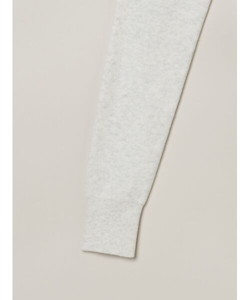 three dots / スリードッツ パーカー | Cotton melange l/s hoody | 詳細3