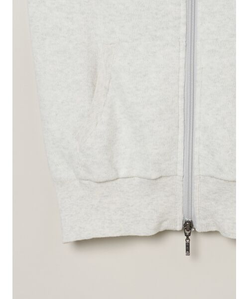 three dots / スリードッツ パーカー | Cotton melange l/s hoody | 詳細4