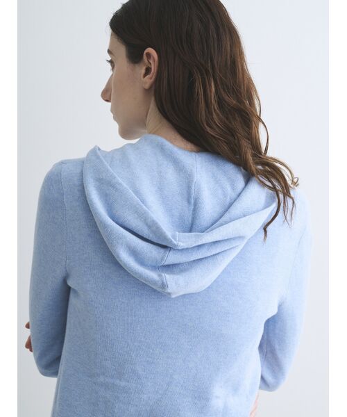 three dots / スリードッツ パーカー | Cotton melange l/s hoody | 詳細8