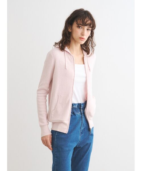 three dots / スリードッツ パーカー | Cotton melange l/s hoody | 詳細7