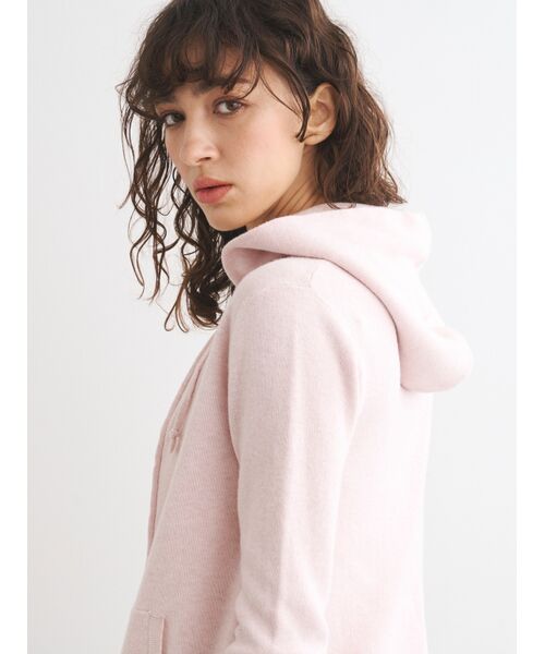 three dots / スリードッツ パーカー | Cotton melange l/s hoody | 詳細8