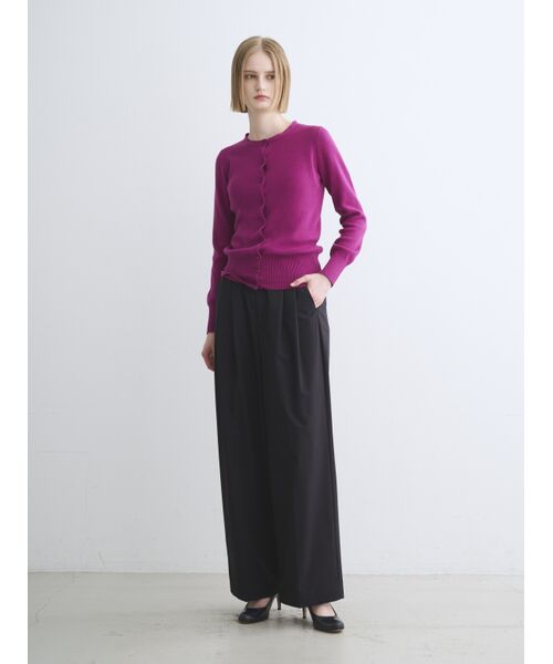 three dots / スリードッツ その他トップス | Cotton melange l/s crew cardigan | 詳細19