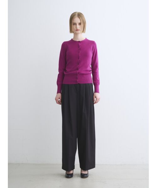 three dots / スリードッツ その他トップス | Cotton melange l/s crew cardigan | 詳細20